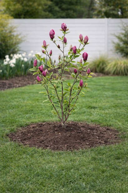 Magnolia hybrids Antje Zandee в саду